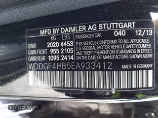 2014 Mercedes-Benz C 250 Sport with VIN WDDGF4HB5EA933412, listed as a IAAI auction lot 41937278 with 110,016 mi miles and . Bid and sale history available at carsss.com. Image 9.