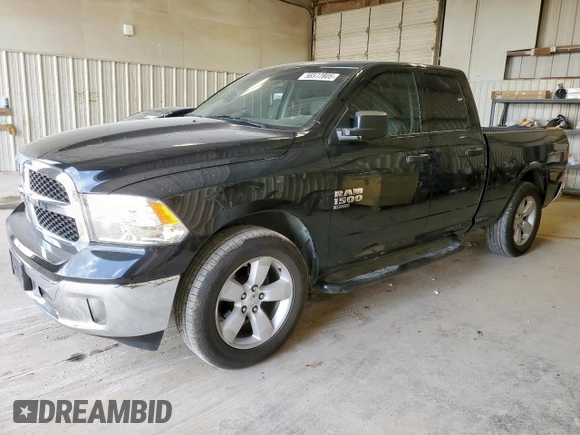 2021 Ram 1500 Tradesman with VIN 1C6RR6FG8MS508223, listed as a Copart auction lot 56572805 with 46,777 mi miles and Salvage title. Bid and sale history available at DreamBid. Image 1.