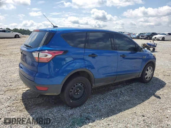 2017 Ford Escape S with VIN 1FMCU0F74HUD35591, listed as a Copart auction lot 59889465 with 134,552 mi miles and Salvage title. Bid and sale history available at DreamBid. Image 3.