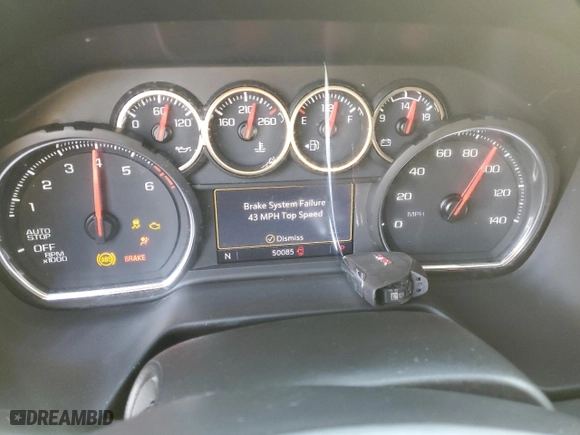 2021 Chevrolet Tahoe LS with VIN 1GNSCMKD5MR230455, listed as a Copart auction lot 81622694 with 50,085 mi miles and Salvage Title. Bid and sale history available at carsss.com. Image 9.