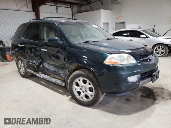 2001 Acura MDX Touring Pkg with VIN 2HNYD186X1H527573, listed as a Copart auction lot 49107615 with 226,545 mi miles and Salvage Title. Bid and sale history available at carsss.com. Image 4.