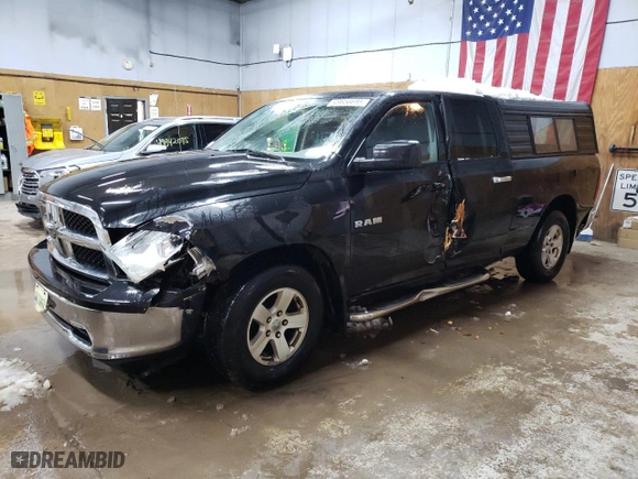 2010 Dodge Ram 1500 SLT with VIN 1D7RB1GP9AS160044, listed as a Copart auction lot 49856695 with 158,501 mi miles and Clean Title. Bid and sale history available at carsss.com. Image 1.