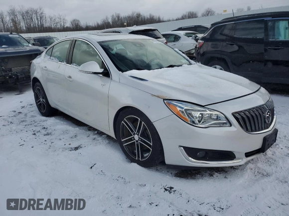 2017 Buick Regal Premium II with VIN 2G4GS5GX3H9106903, listed as a Copart auction lot 47918745 with 80,965 mi miles and Salvage title. Bid and sale history available at DreamBid. Image 4.