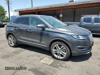 2019 Lincoln MKC Reserve with VIN 5LMCJ3D97KUL38925, listed as a Copart auction lot 62095365 with 62,995 mi miles and Salvage title. Bid and sale history available at DreamBid. Image 4.