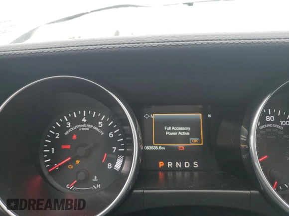 2018 Ford Mustang GT Premium с VIN 1FATP8FF0J5155595, выставлен на аукционе Copart как лот 81584324 с пробегом 63 535 миль миль и Списание • Salvage title. История ставок и продаж доступна на DreamBid. Изображение 9.