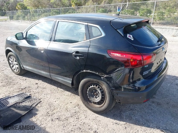 2019 Nissan Rogue Sport S with VIN JN1BJ1CR0KW338006, listed as a IAAI auction lot 41618094 with 62,529 mi miles. Bid and sale history available at carsss.com. Image 3.
