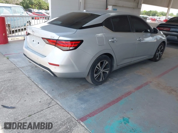 2022 Nissan Sentra SV z VIN 3N1AB8CV8NY318551, wystawiony jako IAAI lot #42397024 z przebiegiem 62 341 mil mil oraz . Historia ofert i sprzedaży dostępna na DreamBid. Obrazek 4.