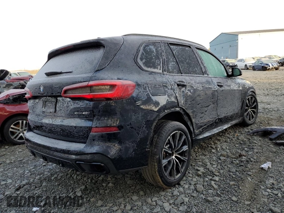 2020 BMW X5 xDrive40i with VIN 5UXCR6C05LLL75501, listed as a Copart auction lot 72288492 with 53,454 mi miles. Bid and sale history available at carsss.com. Image 3.