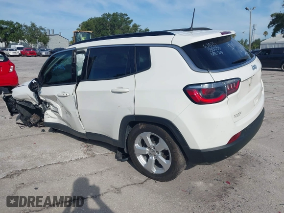 2019 Jeep Compass Altitude with VIN 3C4NJCBB3KT676807, listed as a IAAI auction lot 42595932 with 104,505 mi miles and . Bid and sale history available at DreamBid. Image 3.