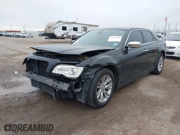 2016 Chrysler 300 with VIN 2C3CCAEG5GH333935, listed as a IAAI auction lot 41433834 with 131,524 mi miles. Bid and sale history available at carsss.com. Image 2.