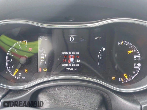 2018 Jeep Grand Cherokee Limited with VIN 1C4RJFBG6JC441584, listed as a IAAI auction lot 40892927 with 72,544 mi miles and . Bid and sale history available at DreamBid. Image 7.