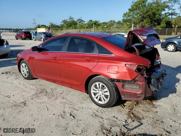 2011 Hyundai Sonata GLS with VIN 5NPEB4AC3BH104374, listed as a Copart auction lot 50812275 with 210,967 mi miles and Salvage Title. Bid and sale history available at carsss.com. Image 2.