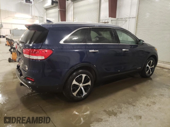 2017 Kia Sorento EX with VIN 5XYPHDA5XHG203718, listed as a Copart auction lot 49319725 with 62,189 mi miles and Salvage Title. Bid and sale history available at DreamBid. Image 3.