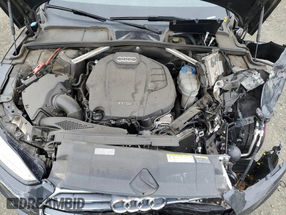 2018 Audi A5 Sportback Premium with VIN WAUDNCF51JA046873, listed as a Copart auction lot 43598815 with 43,297 mi miles and Salvage Title. Bid and sale history available at carsss.com. Image 11.