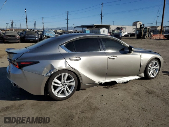 2021 Lexus IS 300 с VIN JTHCA1D29M5113500, выставлен на аукционе Copart как лот 42600155 с пробегом 48 793 миль миль и Списание • Salvage title. История ставок и продаж доступна на DreamBid. Изображение 3.