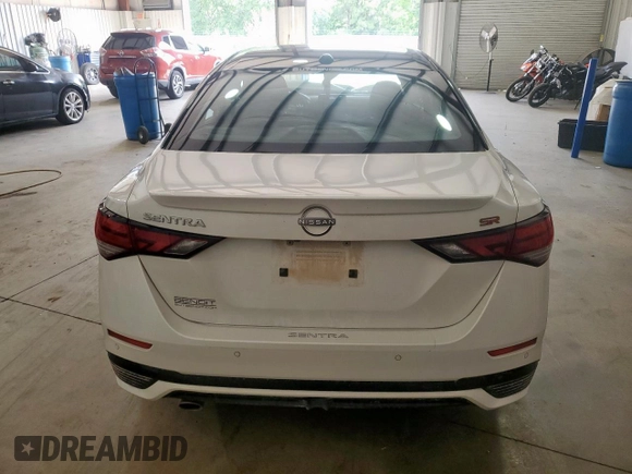2025 Nissan Sentra SR с VIN 3N1AB8DVXSY236301, выставлен на аукционе Copart как лот 56653135 с пробегом 18 308 миль миль и Списание • Salvage title. История ставок и продаж доступна на DreamBid. Изображение 6.