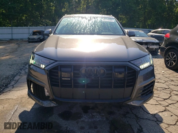2023 Audi Q7 Premium Plus with VIN WA1LCBF79PD014979, listed as a Copart auction lot 56172535 with 23,066 mi miles and Salvage title. Bid and sale history available at DreamBid. Image 5.