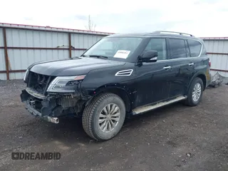 2023 Nissan Armada SV with VIN JN8AY2AD5P9692793, listed as a IAAI auction lot 41882261 with 51,790 mi miles and . Bid and sale history available at DreamBid. Image 18.
