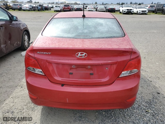 2015 Hyundai Accent GLS with VIN KMHCT4AE8FU896230, listed as a Copart auction lot 49002655 with 212,501 mi miles and Salvage Title. Bid and sale history available at carsss.com. Image 6.