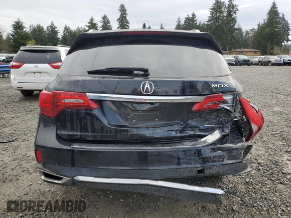 2018 Acura MDX Advance with VIN 5J8YD4H85JL002322, listed as a Copart auction lot 50735935 with 78,538 mi miles and Salvage Title. Bid and sale history available at carsss.com. Image 6.