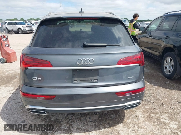 2023 Audi Q5 S line Premium with VIN WA1GAAFY8P2034467, listed as a IAAI auction lot 42188731 with 35,864 mi miles and . Bid and sale history available at DreamBid. Image 16.
