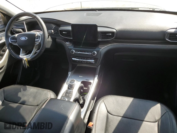 2020 Ford Explorer Limited with VIN 1FMSK8FH5LGC58505, listed as a Copart auction lot 52645825 with 51,222 mi miles and Salvage Title. Bid and sale history available at carsss.com. Image 8.