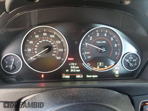 2013 BMW 3 Series 328i z VIN WBA3C1C53DF437508, wystawiony jako Copart lot #58210665 z przebiegiem 77 982 mil mil oraz Szkoda całkowita • Salvage title. Historia ofert i sprzedaży dostępna na DreamBid. Obrazek 9.