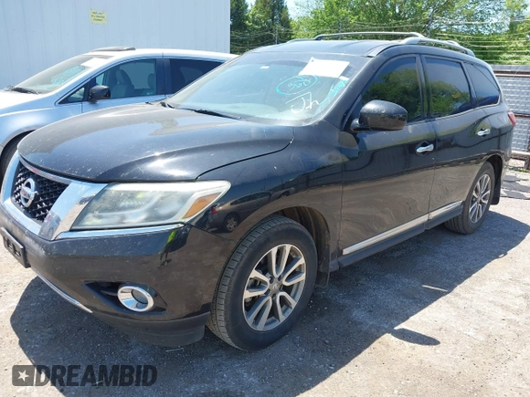 2014 Nissan Pathfinder SV z VIN 5N1AR2MMXEC684429, wystawiony jako IAAI lot #42233673 z przebiegiem 135 593 mil mil oraz . Historia ofert i sprzedaży dostępna na DreamBid. Obrazek 17.