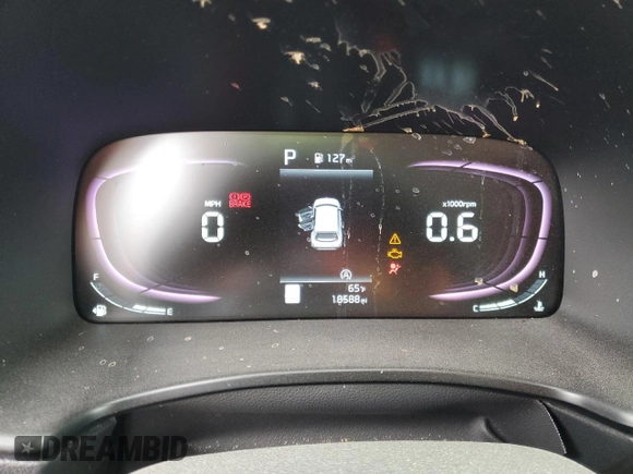 2023 Kia Soul LX with VIN KNDJ23AU3P7848957, listed as a Copart auction lot 48586125 with 18,588 mi miles and Salvage Title. Bid and sale history available at DreamBid. Image 9.