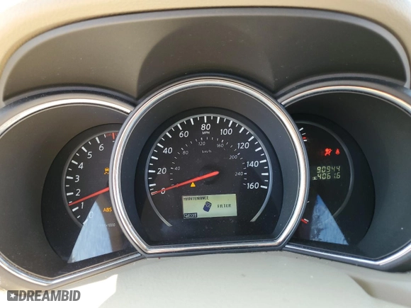 2013 Nissan Murano SV with VIN JN8AZ1MU7DW210955, listed as a Copart auction lot 80844954 with 90,944 mi miles and Salvage Title. Bid and sale history available at carsss.com. Image 9.