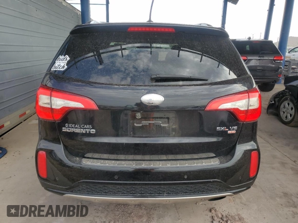 2014 Kia Sorento SX Limited with VIN 5XYKW4A75EG455700, listed as a Copart auction lot 64224484 with 66,328 mi miles and Salvage Title. Bid and sale history available at carsss.com. Image 6.