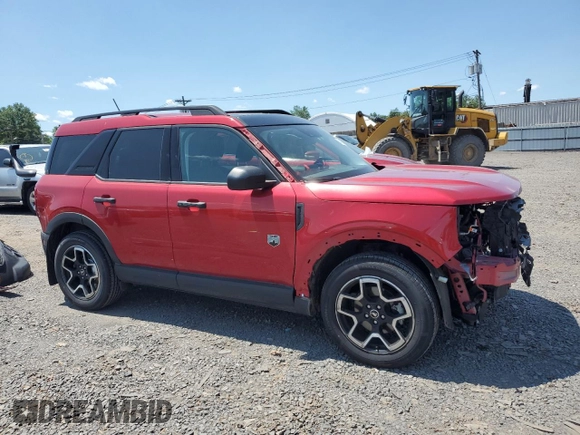 2021 Ford Bronco Sport Big Bend with VIN 3FMCR9B61MRB30797, listed as a Copart auction lot 58415845 with 45,634 mi miles and Salvage title. Bid and sale history available at DreamBid. Image 4.