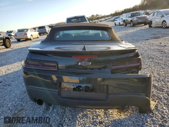 2015 Chevrolet Camaro LT with VIN 2G1FF3D33F9186283, listed as a Copart auction lot 84699554 with 93,134 mi miles and Salvage Title. Bid and sale history available at carsss.com. Image 6.