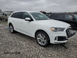 2021 Audi Q7 Premium with VIN WA1AJAF7XMD015724, listed as a Copart auction lot 80276014 with 68,831 mi miles and Salvage Title. Bid and sale history available at carsss.com. Image 4.