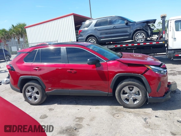 2023 Toyota RAV4 Hybrid LE with VIN JTMLWRFV0PD205064, listed as a IAAI auction lot 41749511 with 22,450 mi miles. Bid and sale history available at carsss.com. Image 13.