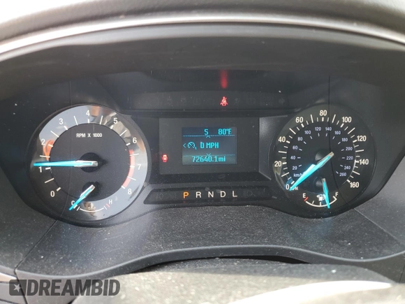2017 Ford Fusion S with VIN 3FA6P0G79HR227617, listed as a Copart auction lot 61386954 with 72,640 mi miles and Salvage Title. Bid and sale history available at carsss.com. Image 9.