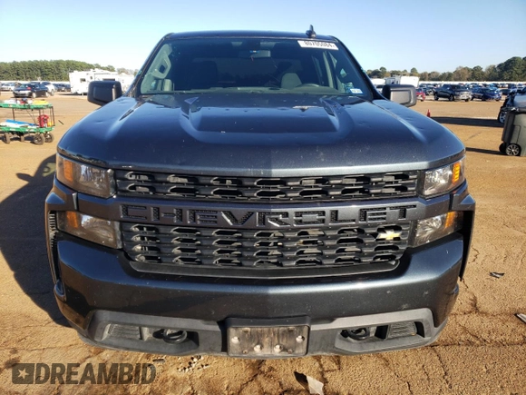2020 Chevrolet Silverado 1500 Custom with VIN 3GCPWBEK9LG229263, listed as a Copart auction lot 80705084 with 79,688 mi miles and Clean Title. Bid and sale history available at carsss.com. Image 5.