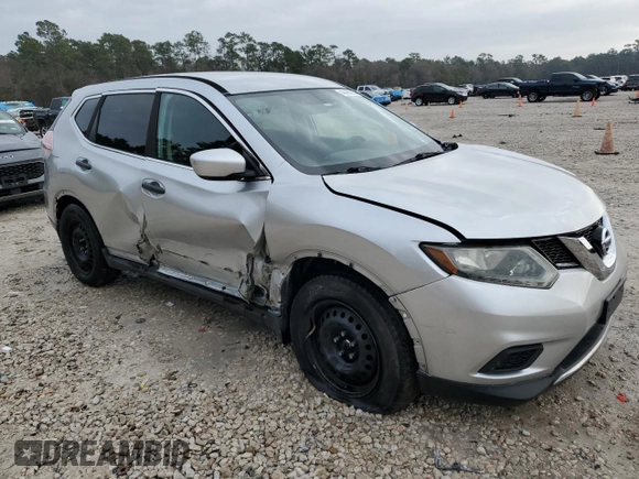2016 Nissan Rogue S with VIN 5N1AT2MN7GC815118, listed as a Copart auction lot 43405255 with 76,900 mi miles and Clean Title. Bid and sale history available at DreamBid. Image 4.