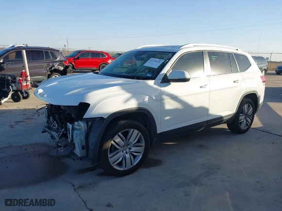 2019 Volkswagen Atlas 3.6L V6 SE w/Technology with VIN 1V2WR2CA9KC532816, listed as a IAAI auction lot 41196226 with 84,686 mi miles. Bid and sale history available at carsss.com. Image 2.