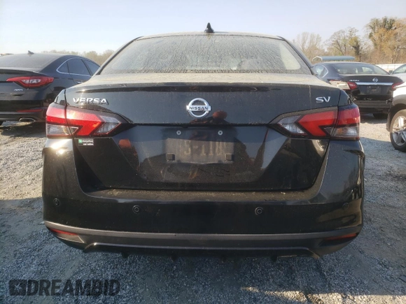 2021 Nissan Versa SV with VIN 3N1CN8EV9ML844776, listed as a Copart auction lot 50753985 with 119,635 mi miles and Salvage title. Bid and sale history available at DreamBid. Image 6.