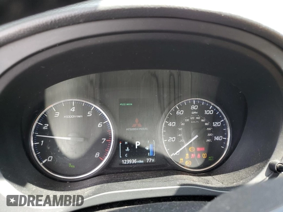 2019 Mitsubishi Outlander SE with VIN JA4AD3A30KZ034757, listed as a Copart auction lot 56308475 with 123,936 mi miles and Salvage title. Bid and sale history available at DreamBid. Image 9.