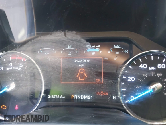 2017 Ford F-250 Lariat with VIN 1FT7W2BT5HEB40592, listed as a IAAI auction lot 42289316 with 316,783 mi miles and . Bid and sale history available at DreamBid. Image 7.