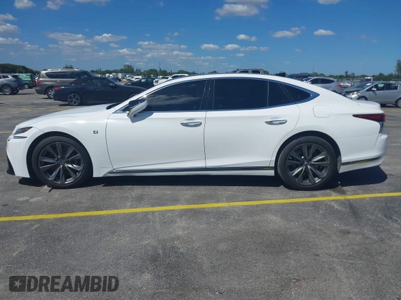 2018 Lexus LS 500 z VIN JTHC51FF5J5001048, wystawiony jako IAAI lot #41845274 z przebiegiem 59 835 mil mil oraz . Historia ofert i sprzedaży dostępna na DreamBid. Obrazek 14.
