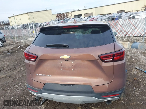 2023 Chevrolet Blazer LT with VIN 3GNKBHR46PS105840, listed as a IAAI auction lot 41196883 with 19,262 mi miles and . Bid and sale history available at DreamBid. Image 16.