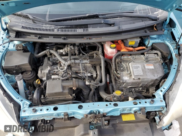 2012 Toyota Prius One with VIN JTDKDTB37C1017964, listed as a Copart auction lot 45726165 with 189,186 mi miles and Salvage Title. Bid and sale history available at DreamBid. Image 11.