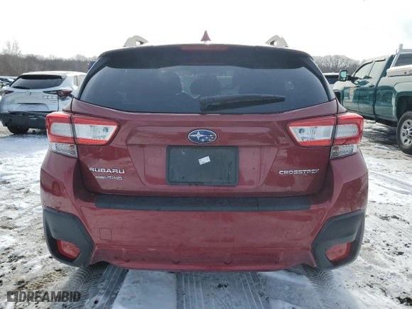 2018 Subaru Crosstrek Premium with VIN JF2GTADC0JH307107, listed as a Copart auction lot 43566855 with 45,603 mi miles and Salvage Title. Bid and sale history available at carsss.com. Image 6.
