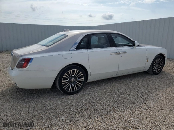 2021 Rolls-Royce Ghost with VIN SCATV0C08MU206683, listed as a Copart auction lot 71416214 with 40,756 mi miles and Salvage Title. Bid and sale history available at carsss.com. Image 3.