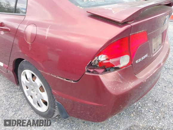 2008 Honda Civic LX with VIN 1HGFA16598L040461, listed as a IAAI auction lot 42196719 with 234,674 mi miles and . Bid and sale history available at DreamBid. Image 6.