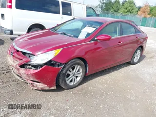 2013 Hyundai Sonata GLS with VIN 5NPEB4AC5DH710794, listed as a IAAI auction lot 42171048 with 100,099 mi miles and . Bid and sale history available at carsss.com. Image 2.