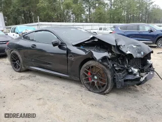 2023 BMW M8 Competition with VIN WBSAE0C00PCM79751, listed as a Copart auction lot 45468225 with 0 mi miles and Salvage Title. Bid and sale history available at carsss.com. Image 4.